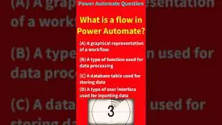 Power Automate Objective Question