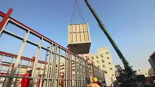 Bathroom Pod Installation on Prefab Building — The pod company —  A Speed House Group Company
