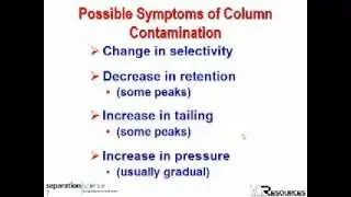 HPLC Troubleshooting & Preventive Maintenance #4: Chemical Problems with HPLC Columns