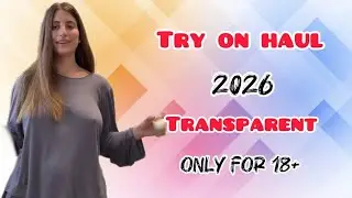 Micro Bikini Try -On Haul Transparent |Transparent Lingerie & See-through style #17