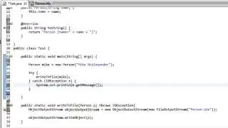 Java - Object Serialization