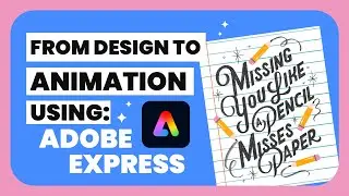 How I Turn My Digital Design into an Animation using in Adobe Express