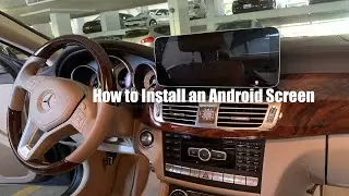 Install Android Carplay Screen in Mercedes CLS C218