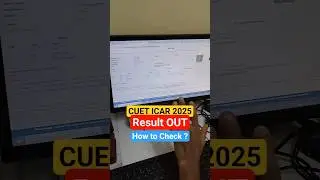 CUET ICAR UG 2025 Result Out | How to Check CUET UG 2025 