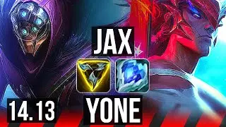 JAX vs YONE (TOP) | 800+ games, 5/1/1 | NA Challenger | 14.13