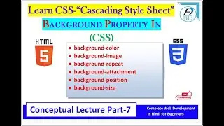 Background Properties in CSS Part-7|CSS background Properties in Hindi|CSS Tutorial in Hindi