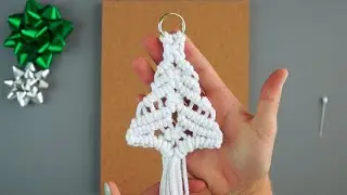 12 Days of Christmas! Day 2: DIY Macrame Christmas Tree Ornament