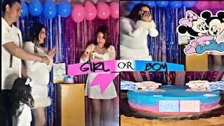 REVELACIÓN DE GÉNERO DE MI BEBÉ QUE SERÁ NIÑO 👶💙O NIÑA 👧 🩷#vlogmas2024 #revelaciondegenero #fyp