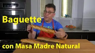 Baguette con Masa Madre Natural - Sour Dough Baguette