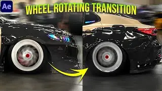 Wheel Rotating Transition Effect in After Effects