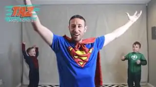 Fun Kids Fitness Workout! SUPERHERO Edition!