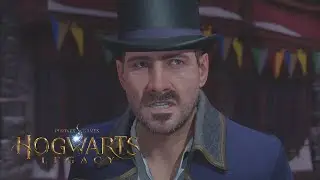 Hogwarts Legacy - Victor Rookwood Boss Fight HARD (No Curses) + Cutscene [4K 60FPS]