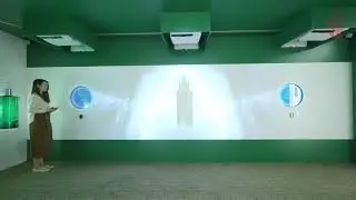 Helena Rubinstein POWERCELL Interactive Projection Wall, L'Oréal Travel Retail Asia Pacific in Seoul