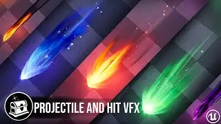 Projectile & Hit VFX Unreal Engine Preview