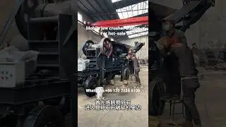 20-100t/h portable rock crusher,cobblestone pebble cobble granite quartz river stone crusher station