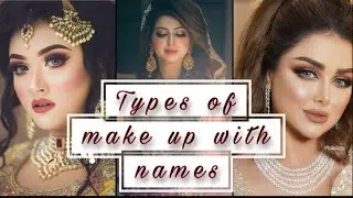 Different types of makeup with names
