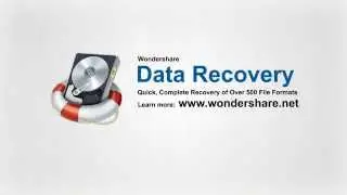 Wondershare Data Recovery -Recover documents, emails, photos, videos, audio files and more!