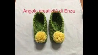 Babbucce ai ferri per principianti❤ Maglia facile