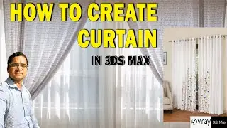 How to Create Curtain in 3ds max| Cloth modifier