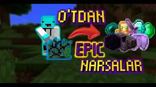 MINECRAFT LEKIN O'TDAN EPIC NARSALA TUSHADI ||O'ZBEKCHA LET'S PLAY