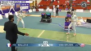 FE 2018 451 T64 22 F E Individual Dubai UAE WC GREEN MALLO FRA vs VAN BRUMMEN USA