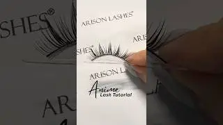 🔥 Anime/Manga #eyelashextensions Tutorial  | #lashextensions #wispylashes #shorts