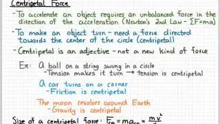 AP Physics 1 - Uniform Circular Motion