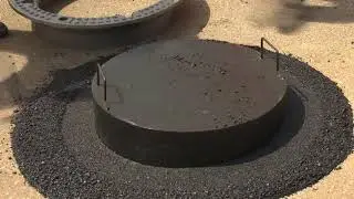 Extreme and Fast Manhole Reparation in Germany With Brand New ACO Manhole Cover