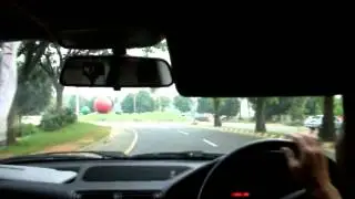 Trip from Sentul to Jakarta with a '95 BMW E34 520i