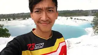 keindahan bekas tambang Bangka belitung koba