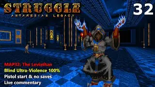 Doom II: Struggle - Antaresian Legacy - MAP32: The Leviathan - Blind Ultra-Violence 100%
