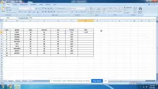 Formula of Percentage in MS Excel