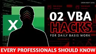 02 EXCEL VBA HACKS | EXCEL AUTOMATION TIPS