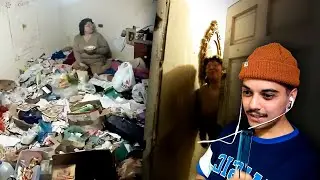 Comendo o próprio coco com comida