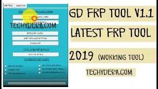 GD FRP Tool V1.1 Latest FRP Remove tool (Xiaomi, Qualcomm, SPD, Vivo, Oppo) device
