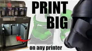 3D Prints TOO BIG Your Printer? NO PROBLEM | Slicer Settings In Bambu Studio