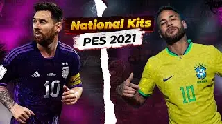 How to add the national kits on PES 2021 + World cup 2022 (CPK Version) 🔥