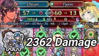 [FEH]Weaving Fighter Ascended Fjorm with Math(2362 Damage)