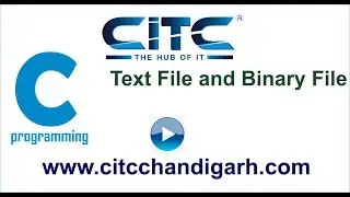 Tutorial video on Text Files and Binary Files in C language