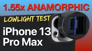 iPhone 13 Pro Max with Sandmarc Anamorphic Lens 1.55x and Zhiyun Crane M2 - LOWLIGHT TEST (4K HDR)