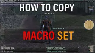 FFXI *USEFUL* How to Copy Macro Set Page to Another Page - All ALT and CTRL Rows