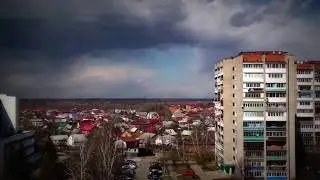 Новомосковск. Вид на ДК АЗОТ и 12-этажки