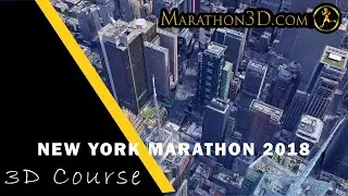NEW YORK MARATHON 2018  3D Course | www.Marathon3D.com