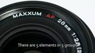 Sony Alpha Maxxum 28mm f/2.8 DSLR lens review
