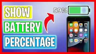 How to Show the Battery Percentage on iPhone ✅