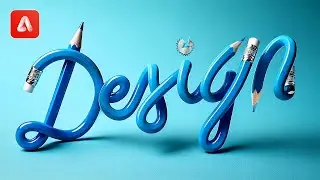 3D Text with Firefly AI Prompts