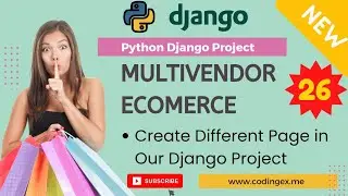 #26 Create Different Pages In Multivendor Ecommerce Project 