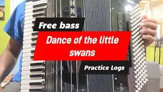Dance of the Little Swans - Practice Session on Hohner Morino Converter Bayan Accordion