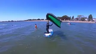 Boardsports California Wing Surfing Lesson Step 1 Alameda, CA