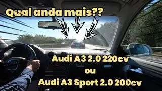 Qual anda mais? Audi de 220cv ou 200cv
